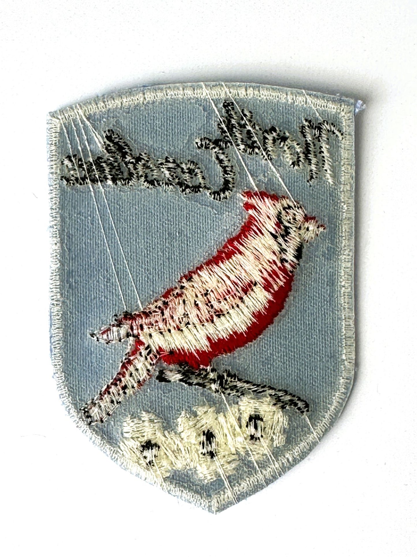 North Carolina State Bird Red Cardinal Vintage Patch