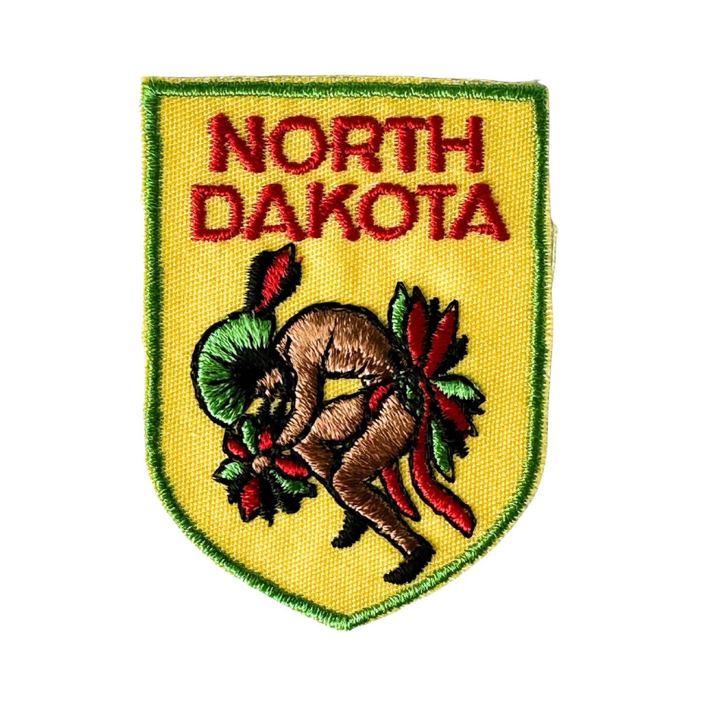 North Dakota Native American Vintage Patch