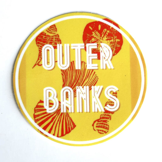 North Carolina Outer Banks Travel Weatherproof Sticker