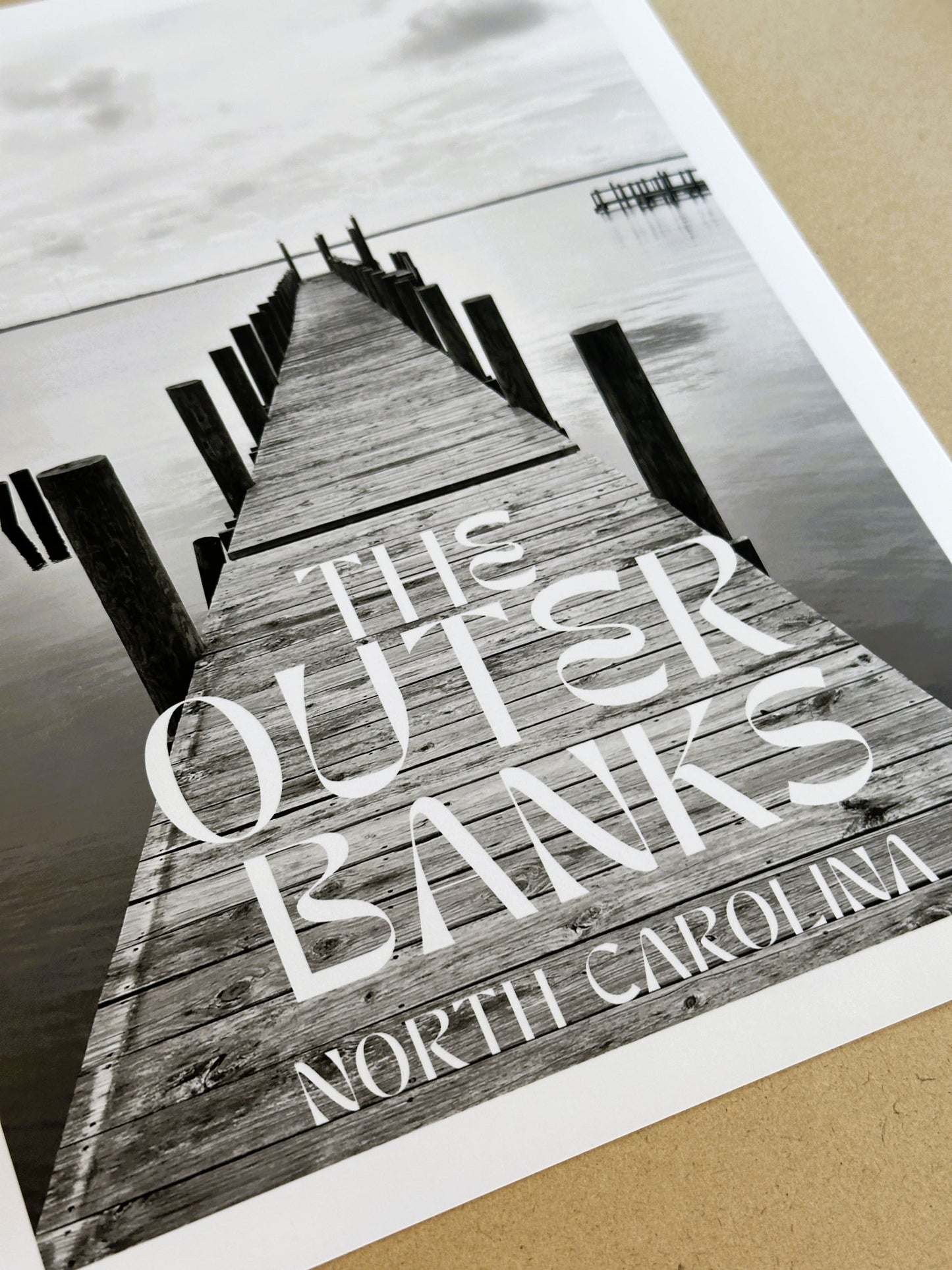 North Carolina Outer Banks Dock at Duck Giclee Travel Print