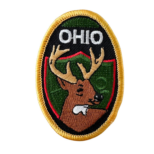 Ohio Deer Head Vintage Patch
