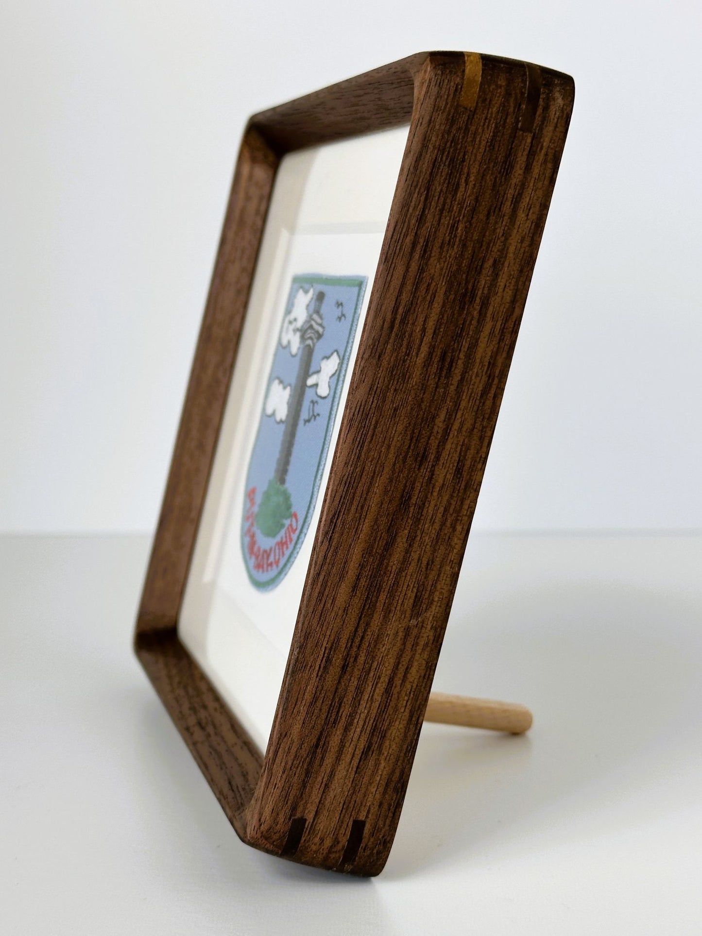 Ohio Put-in-Bay South Bass Island Vintage Patch Wood Framed