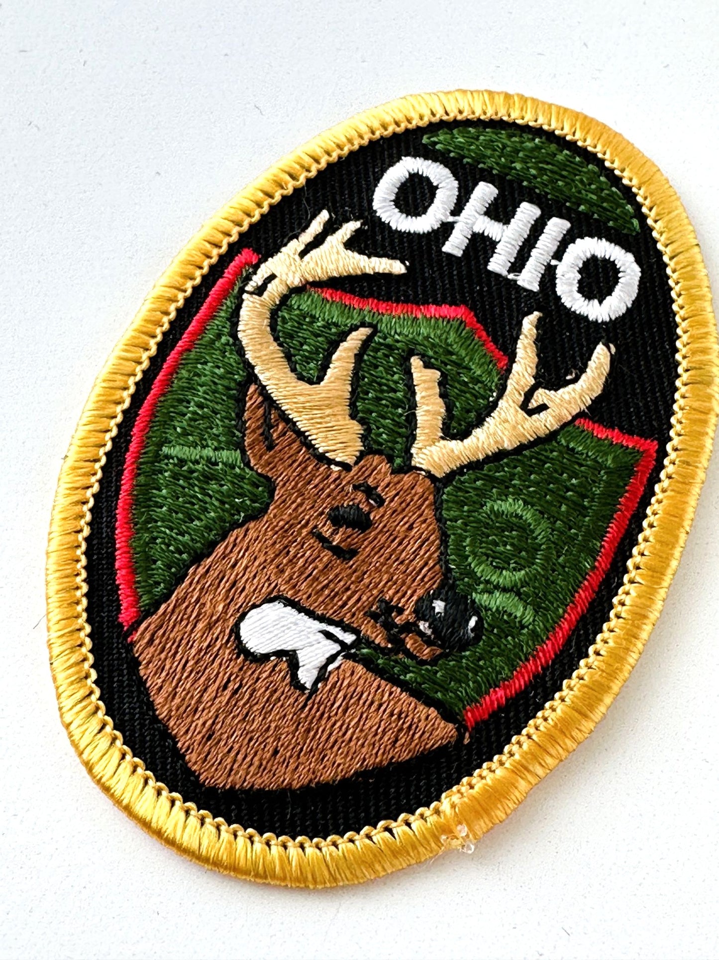 Ohio Deer Head Vintage Patch