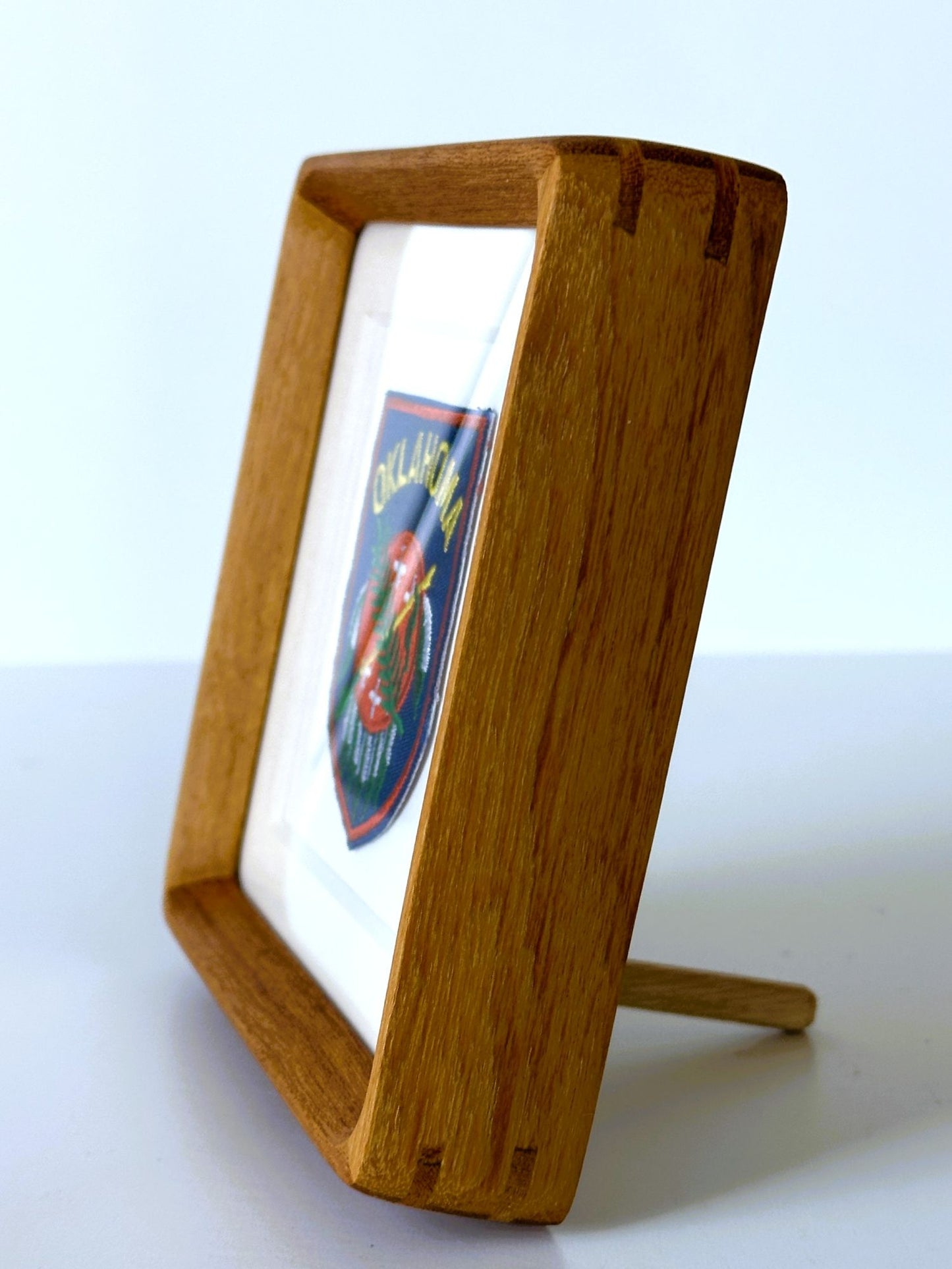 Oklahoma State Vintage Framed Travel Patch