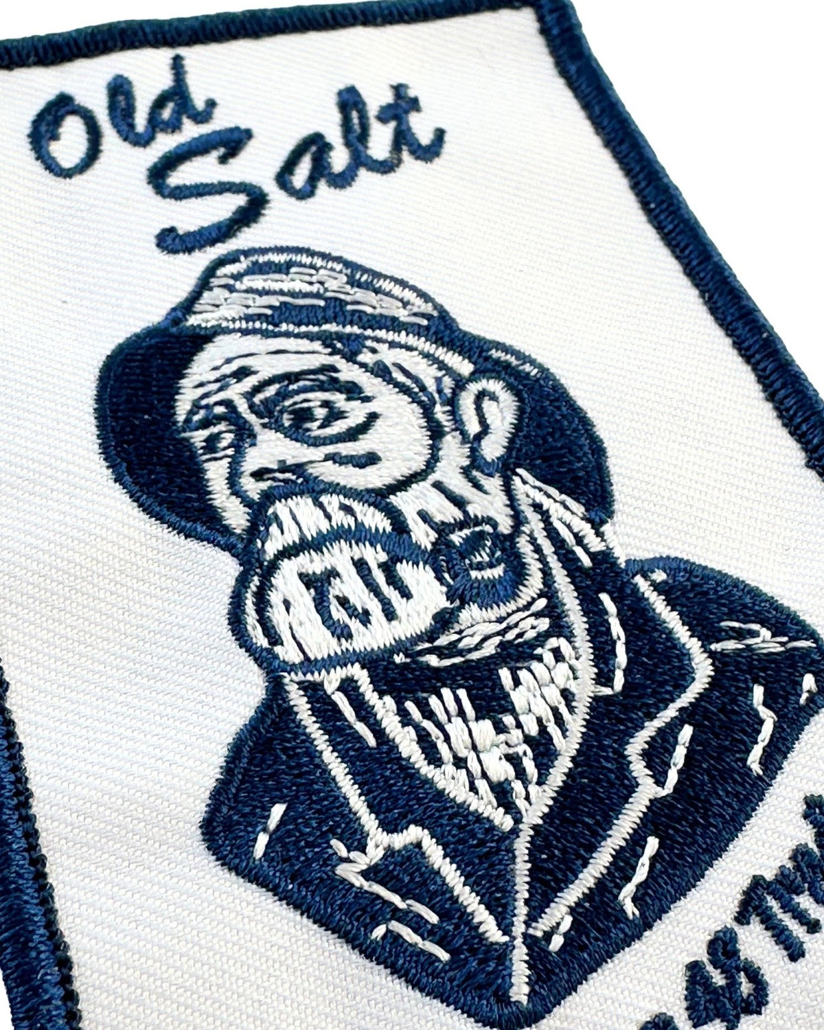 American Old Salt Block Print NEW Large Embroidered Patch Lower 48 Trading Company