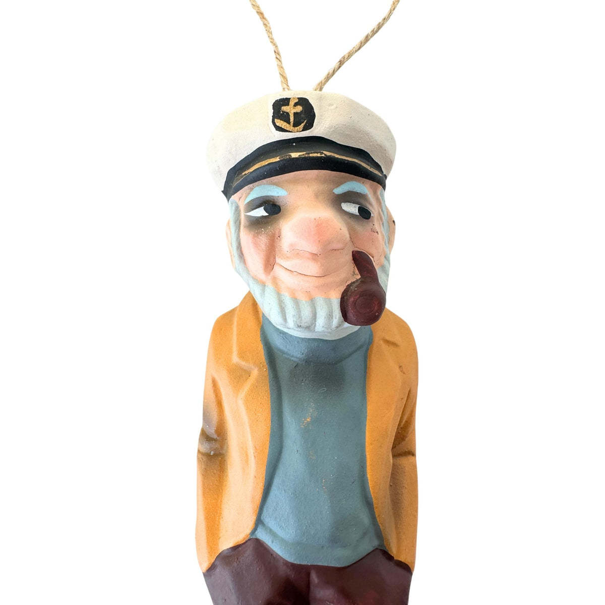 American Old Salt Sea Captain Ceramic Tall Ornament 7.4 Inches