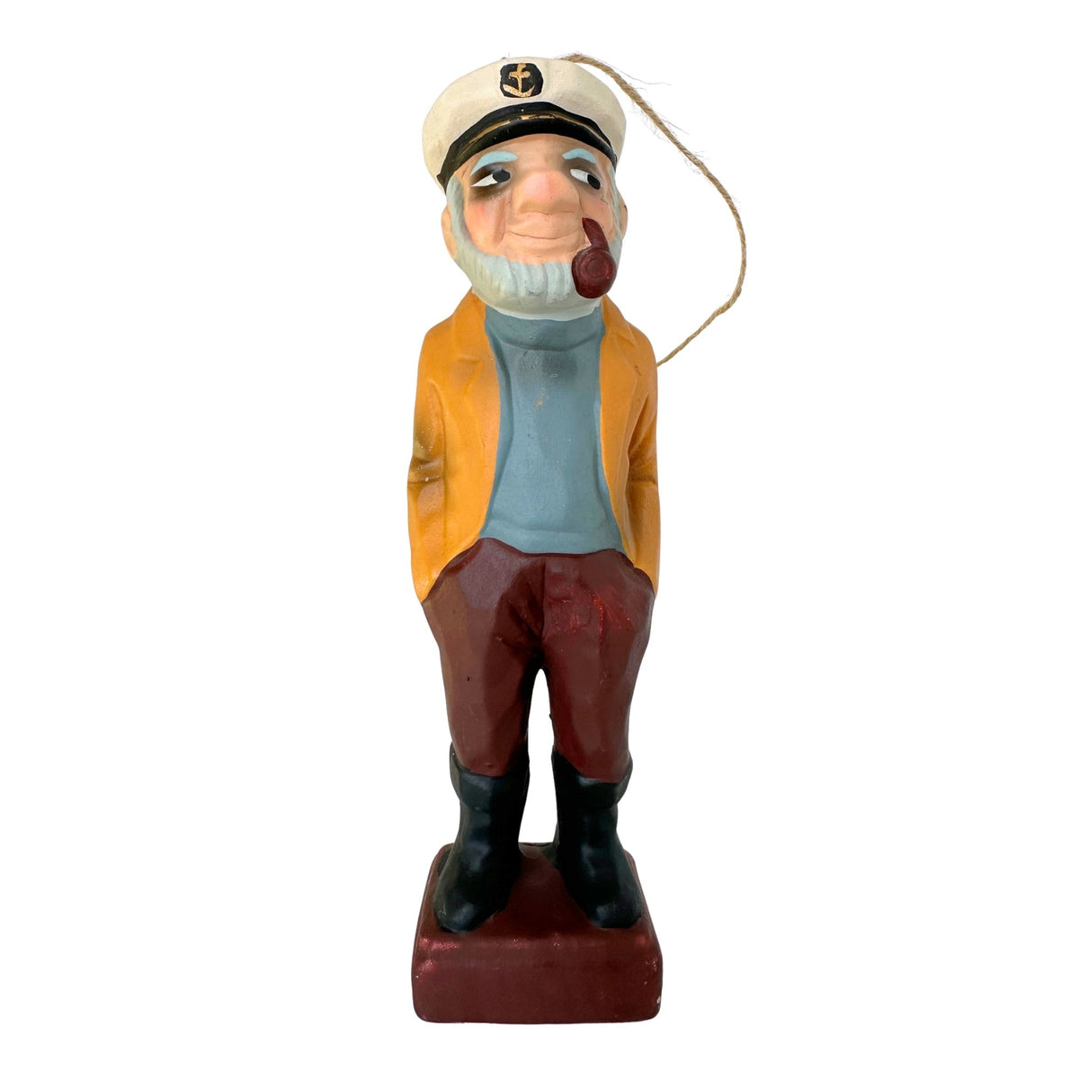 American Old Salt Sea Captain Ceramic Tall Ornament 7.4 Inches