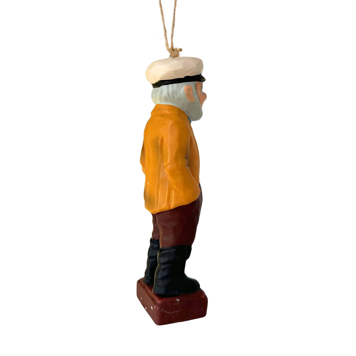 American Old Salt Sea Captain Ceramic Tall Ornament 7.4 Inches