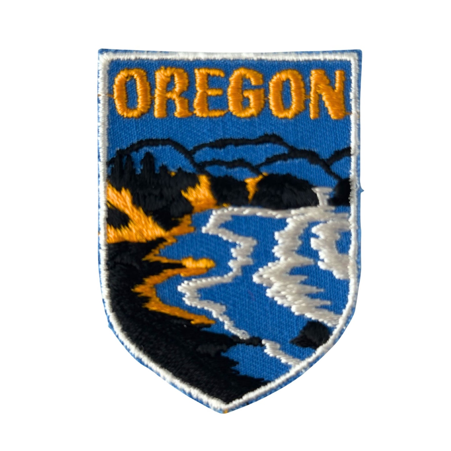 Oregon Coast Blue Vintage Patch
