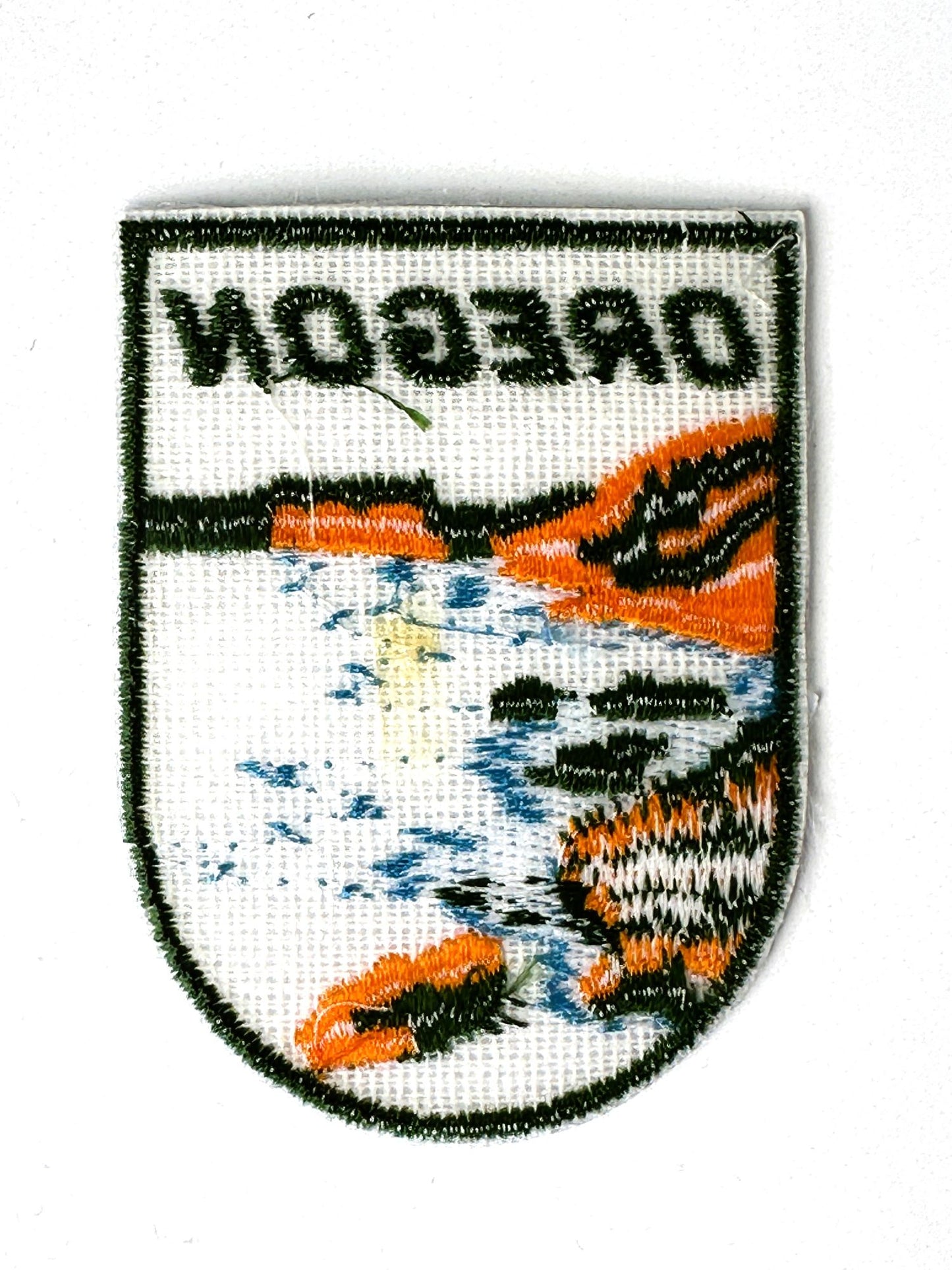 Oregon Coastal Scene Vintage Patch