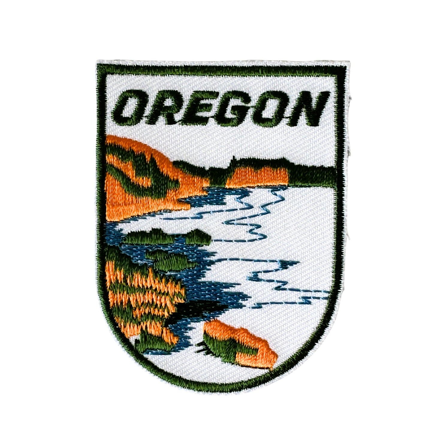 Oregon Coastal Scene Vintage Patch