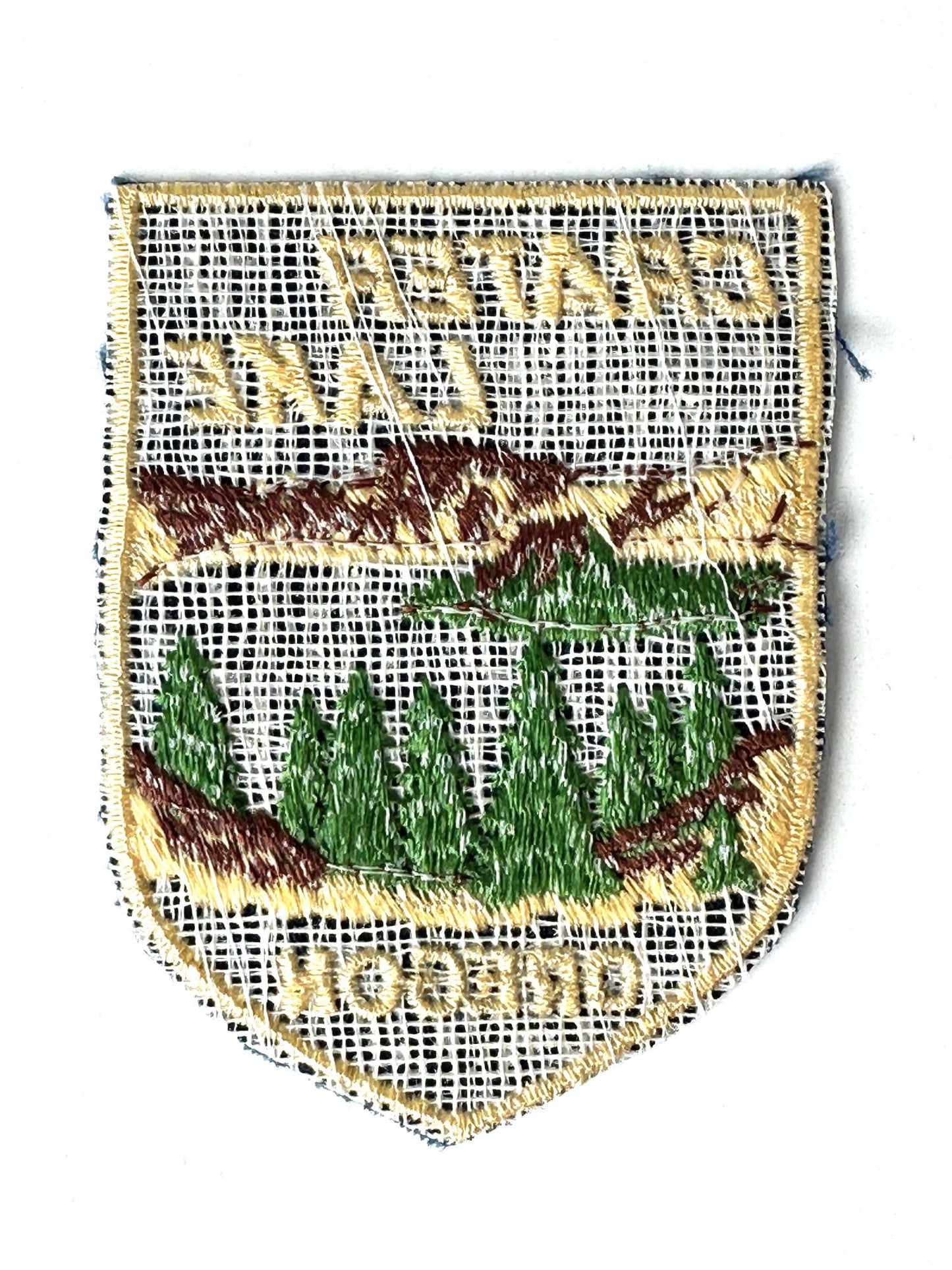 Oregon Crater Lake Navy Blue Vintage Patch