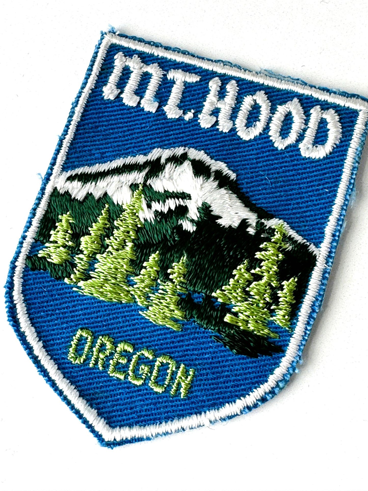 Oregon Mt. Hood Vintage Blue Patch