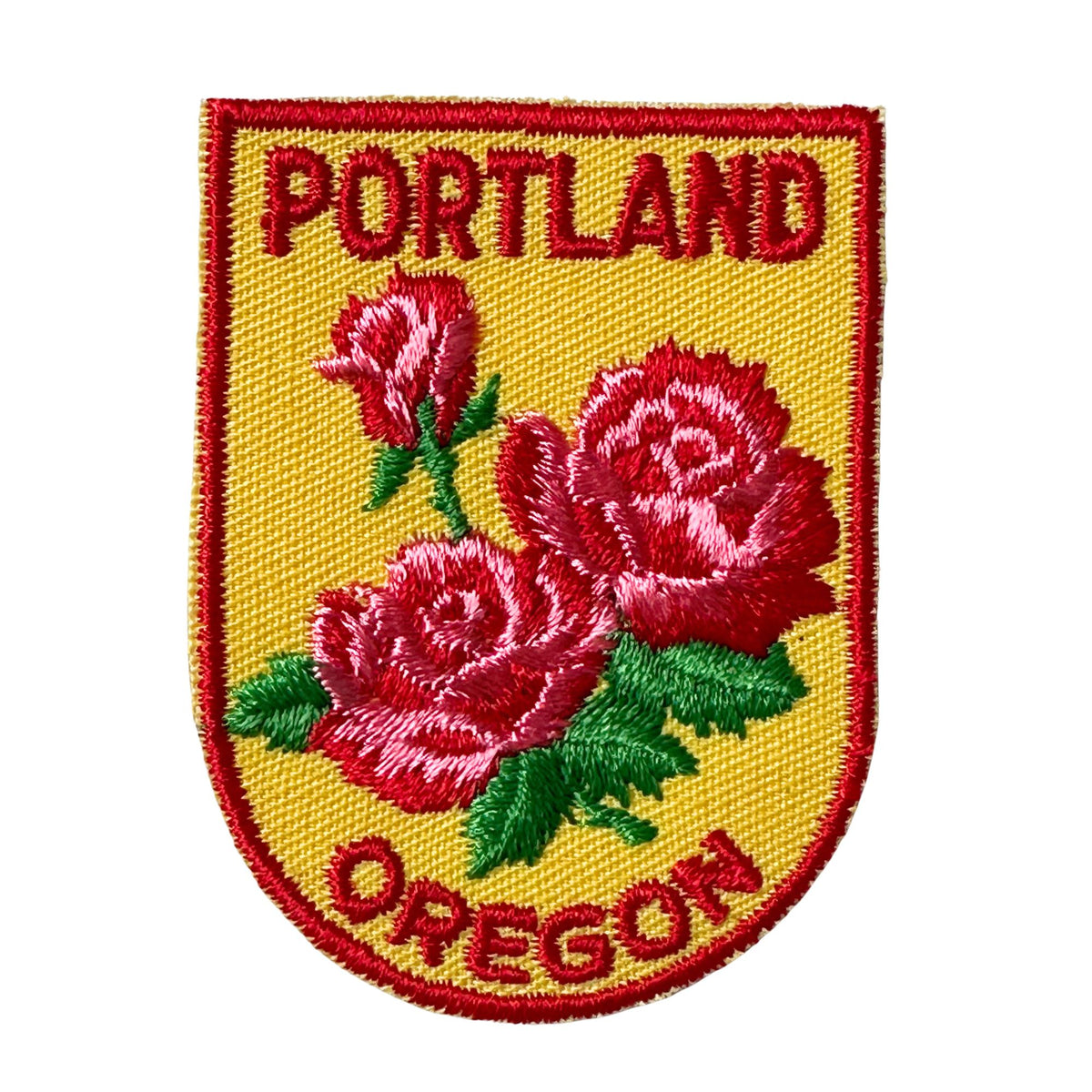 Oregon Portland Roses Vintage Patch