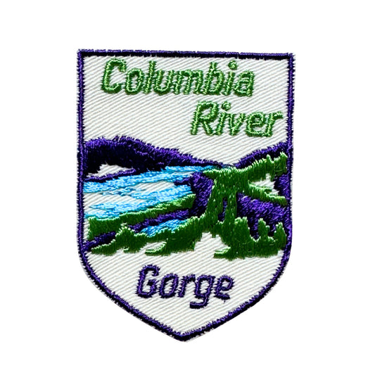 Oregon Washington Columbia River Gorge Vintage Patch