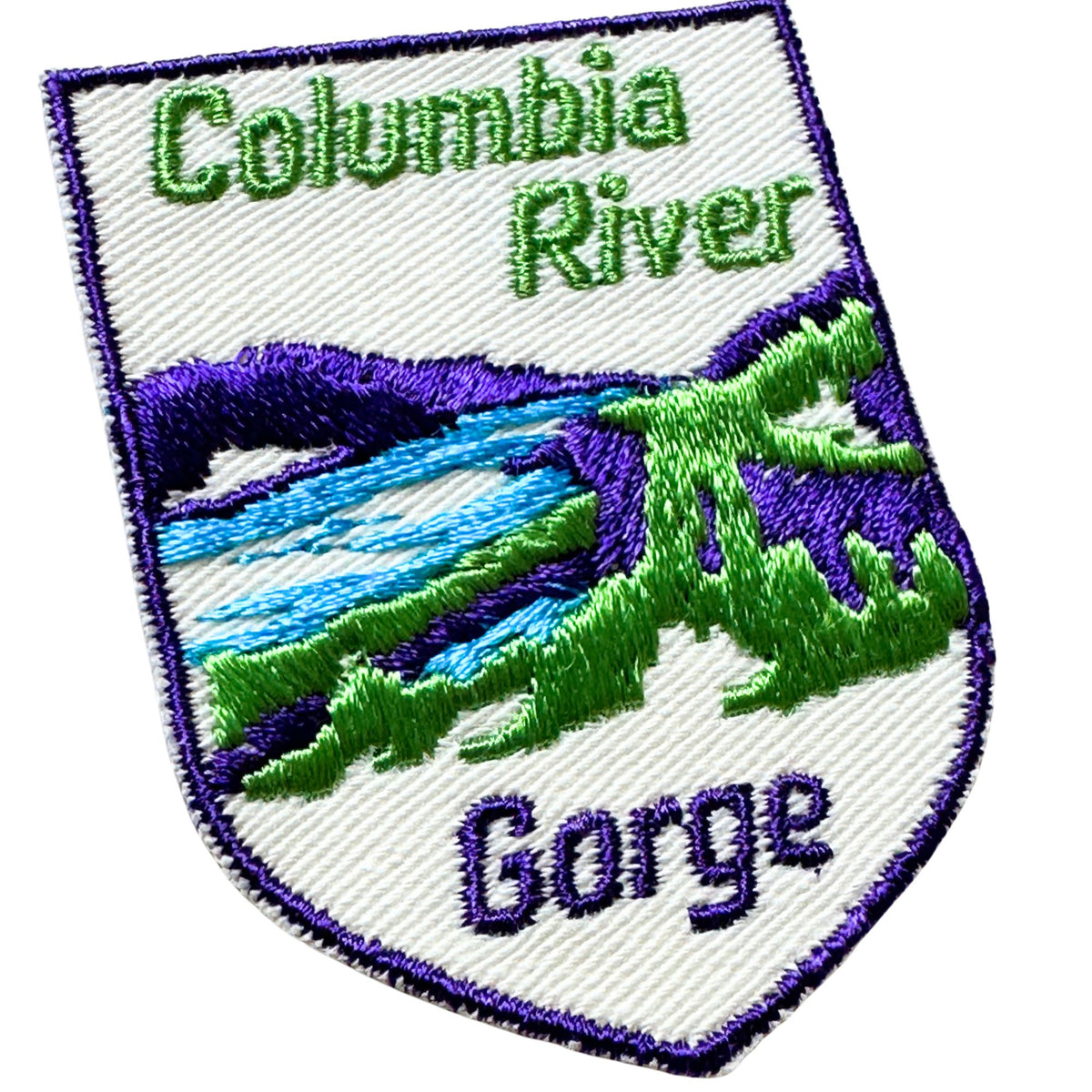 Oregon Washington Columbia River Gorge Vintage Patch
