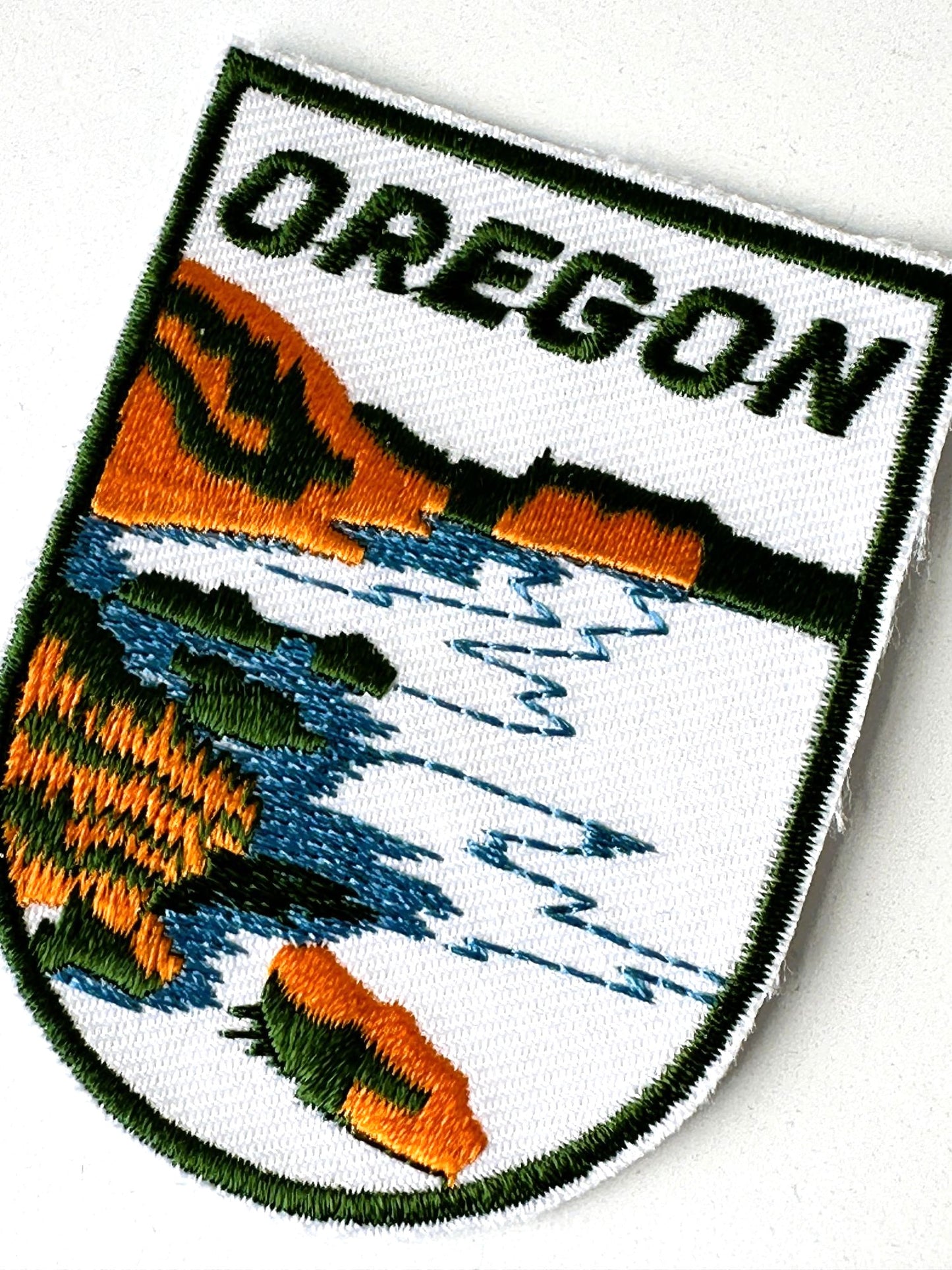 Oregon Coastal Scene Vintage Patch