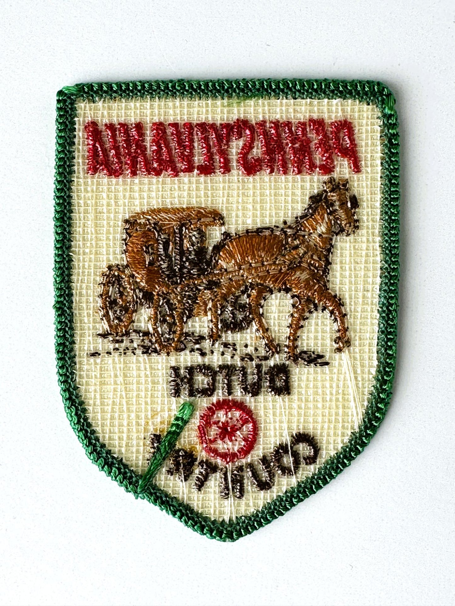Pennsylvania Dutch Country Carriage Vintage Patch