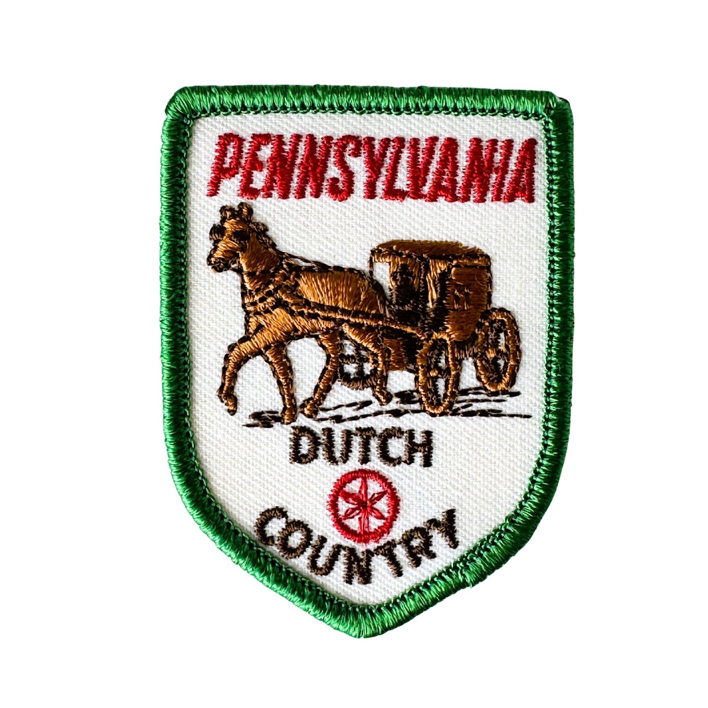 Pennsylvania Dutch Country Carriage Vintage Patch