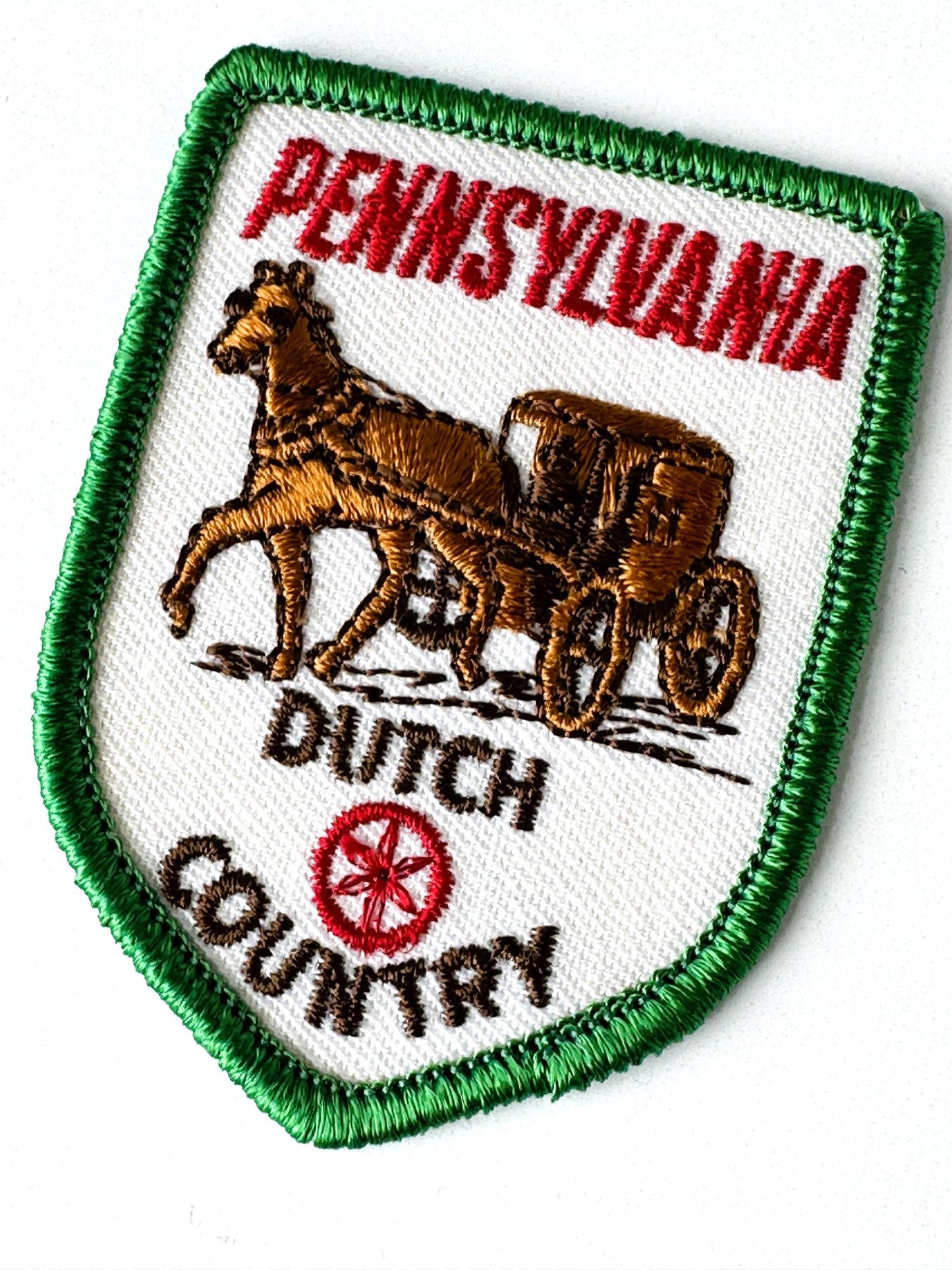 Pennsylvania Dutch Country Carriage Vintage Patch