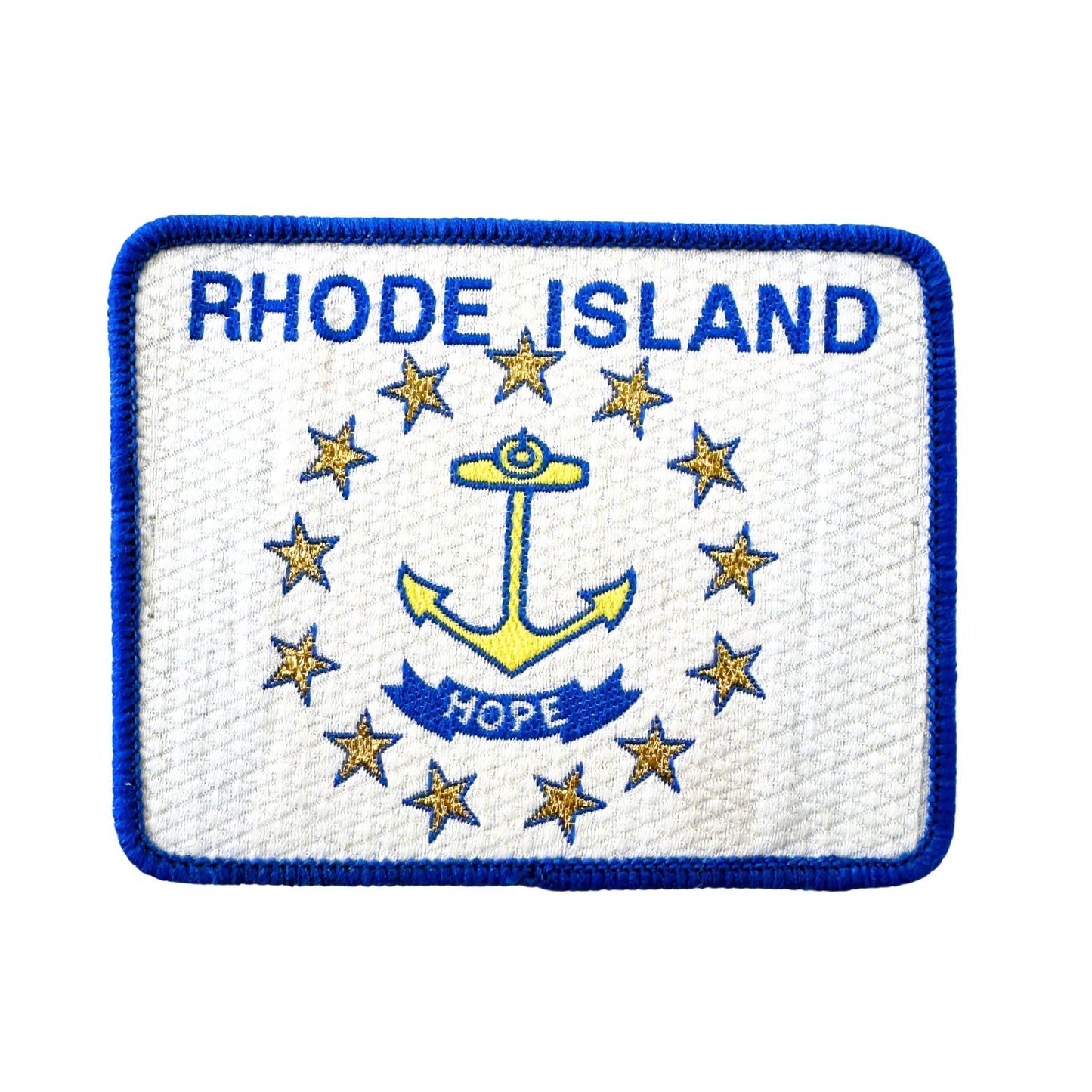 Rhode Island Anchor Large Vintage Patch