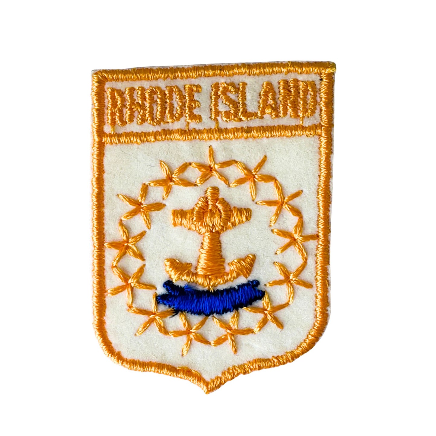 Rhode Island Anchor Vintage Patch