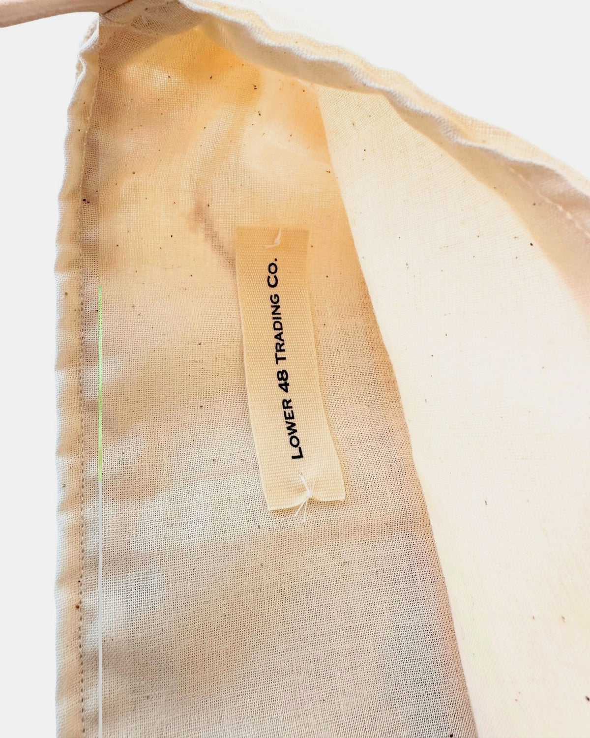 Rhode Island Watch Hill Vintage Hand Printed Linen Freshly Sewn Stocking