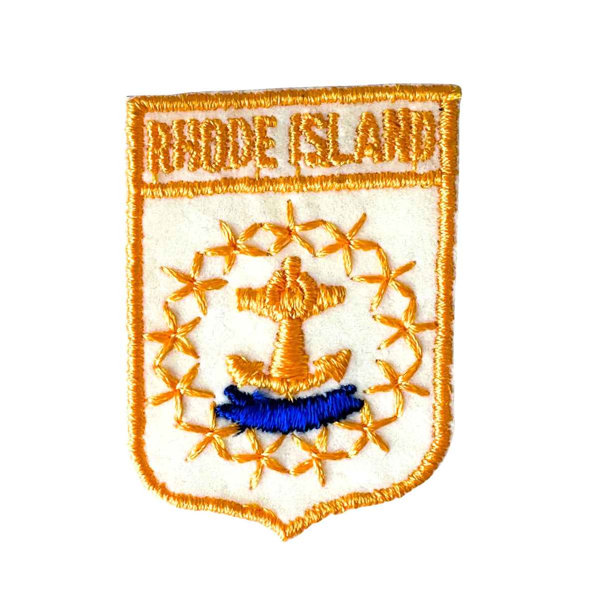 Rhode Island Anchor Vintage Patch