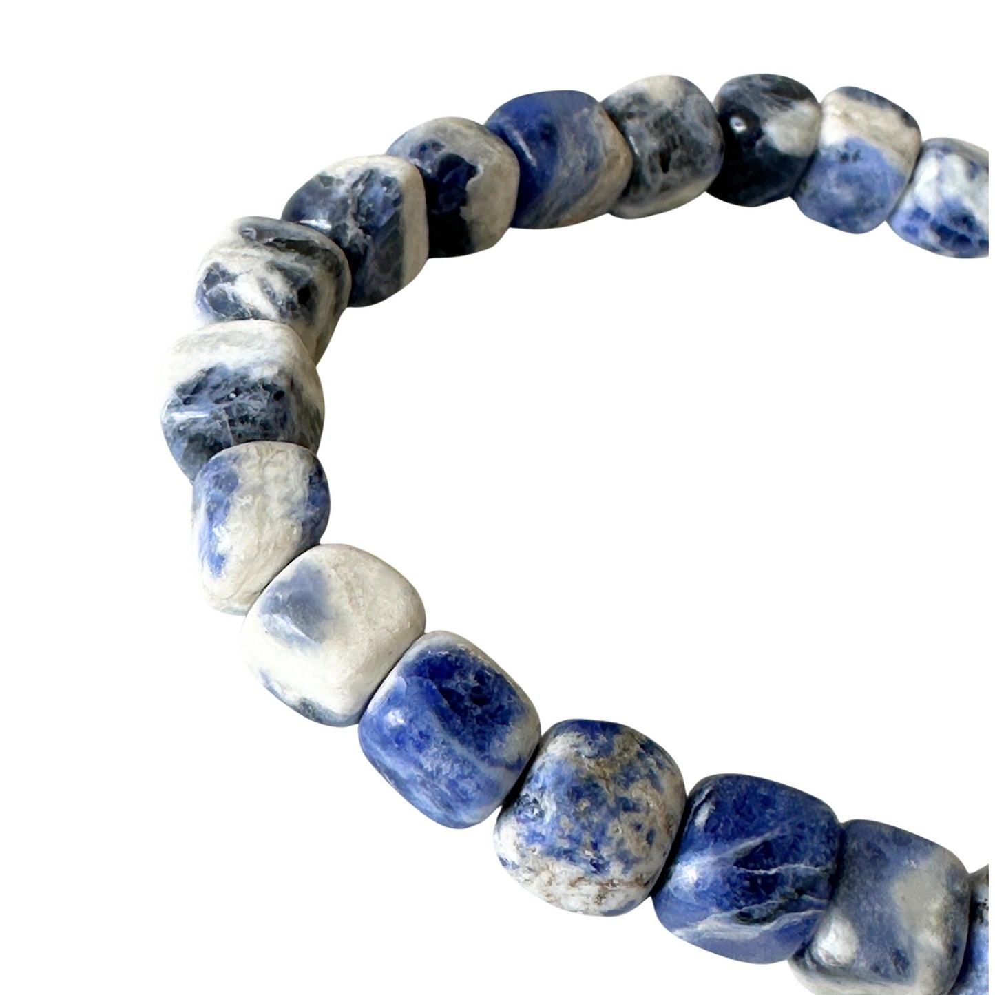Maine New Bracelet Made with Vintage Sodalite Gemstones