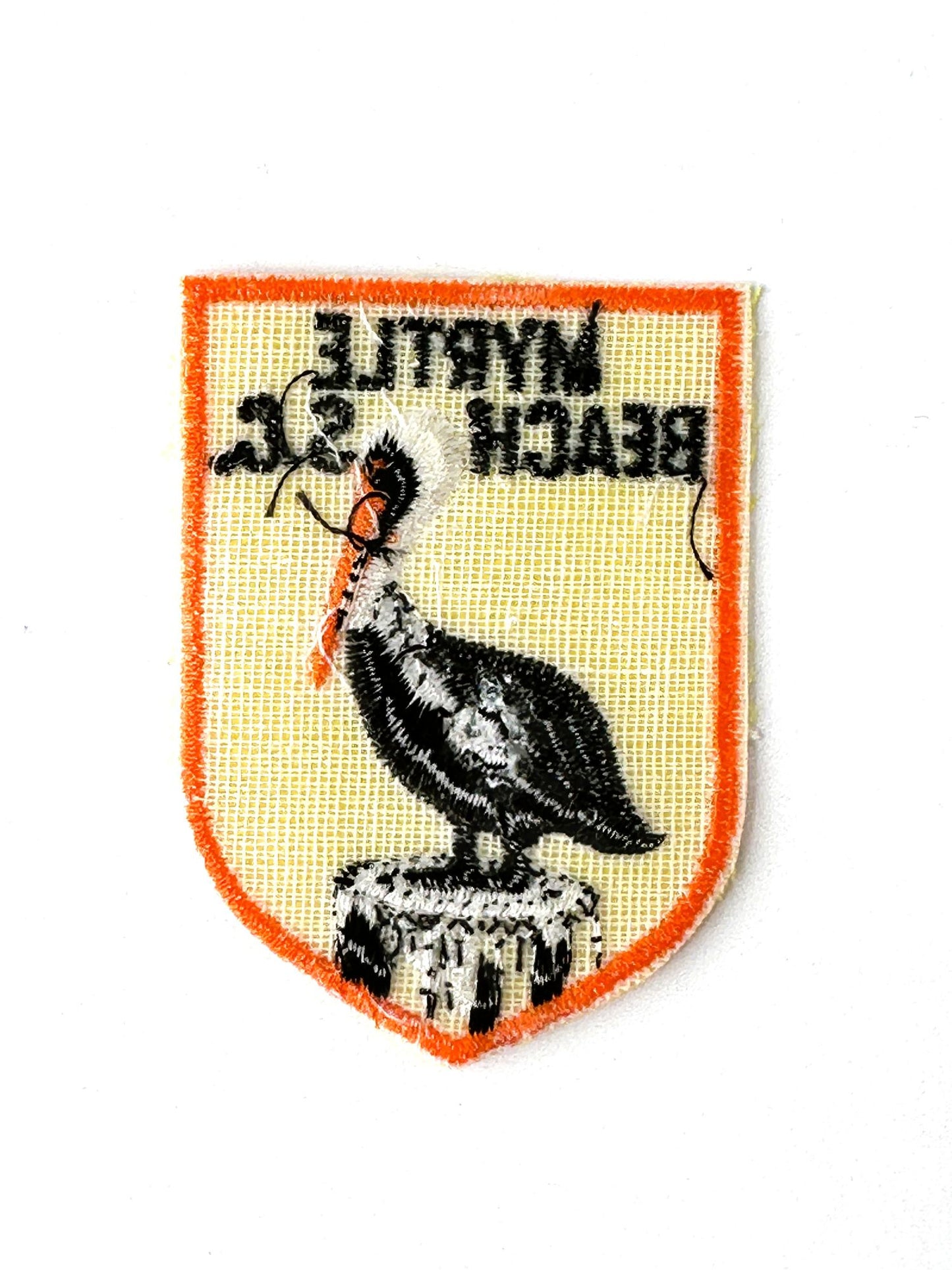 South Carolina Myrtle Beach Pelican Vintage Patch