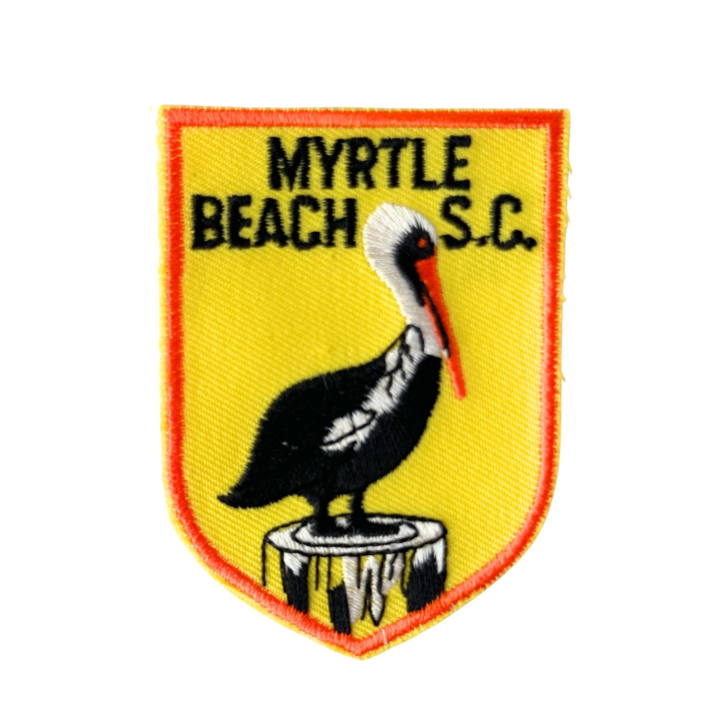 South Carolina Myrtle Beach Pelican Vintage Patch