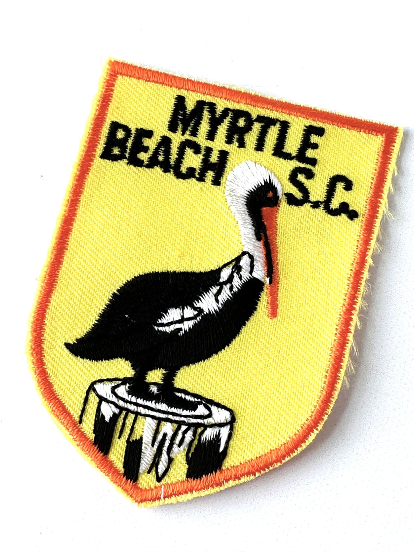 South Carolina Myrtle Beach Pelican Vintage Patch