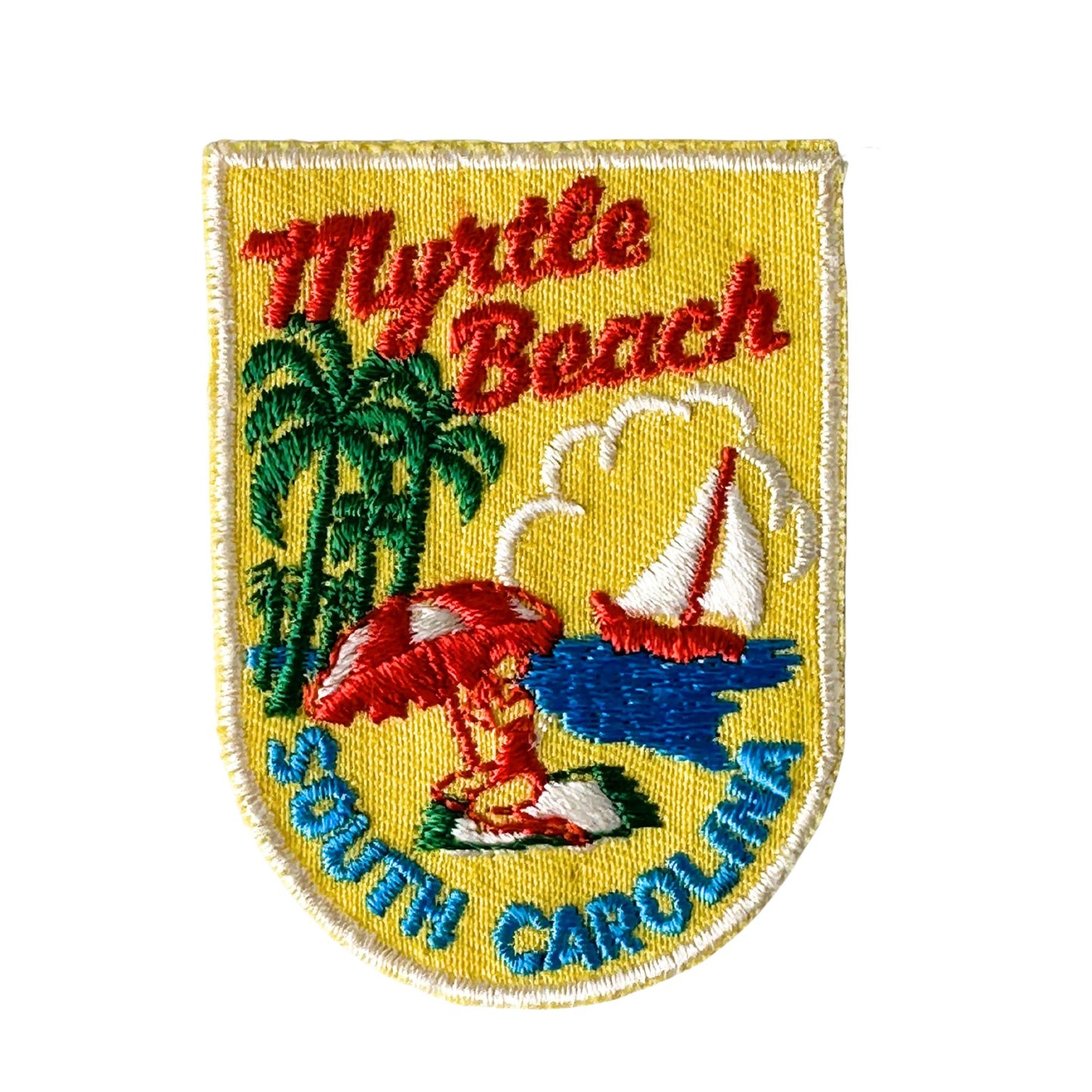 South Carolina Myrtle Beach Retro Vintage Patch