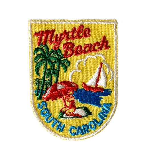 South Carolina Myrtle Beach Retro Vintage Patch