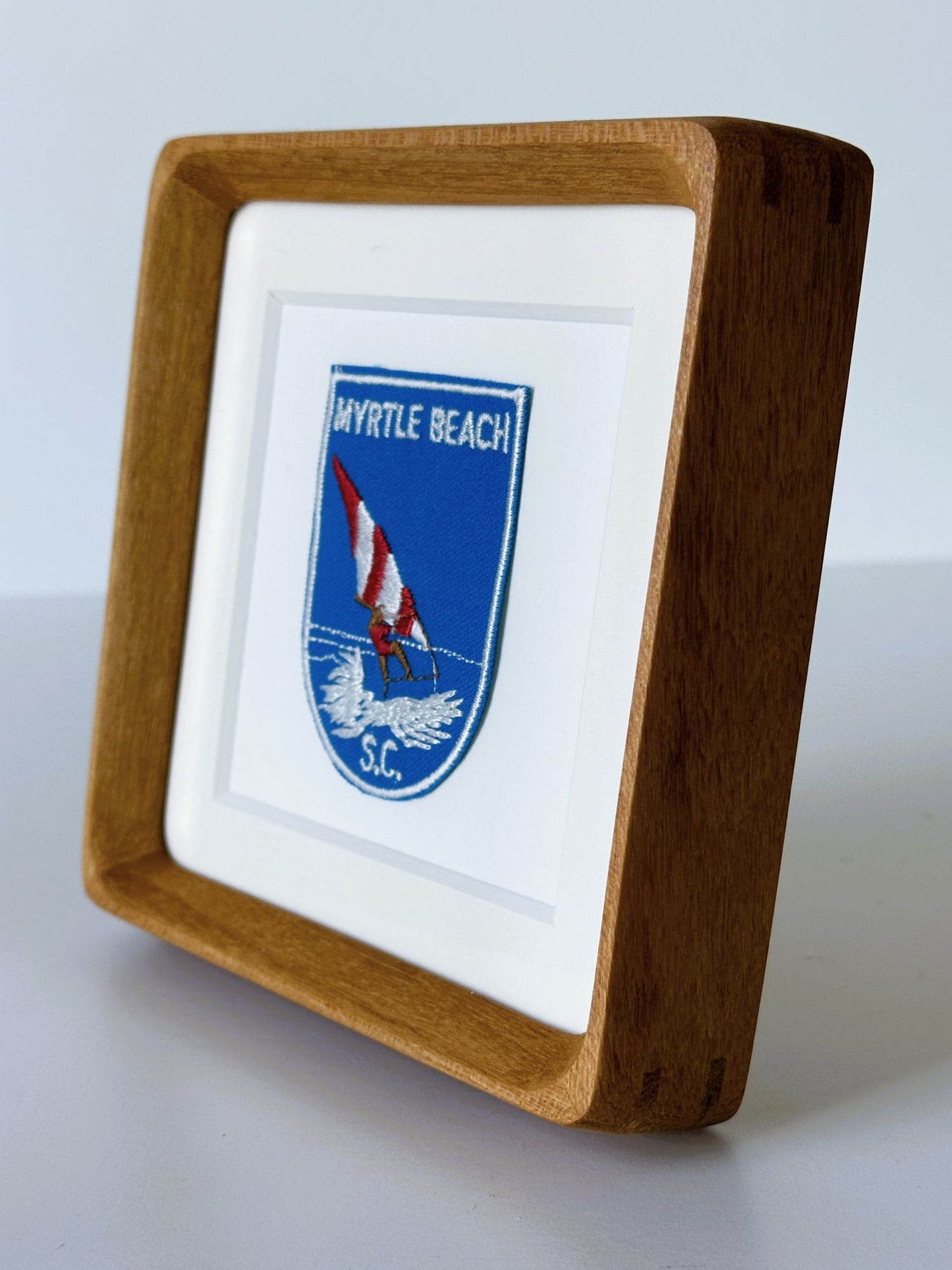 South Carolina Myrtle Beach Vintage Framed Travel Patch