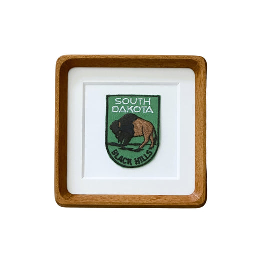 South Dakota Vintage Framed Travel Patch