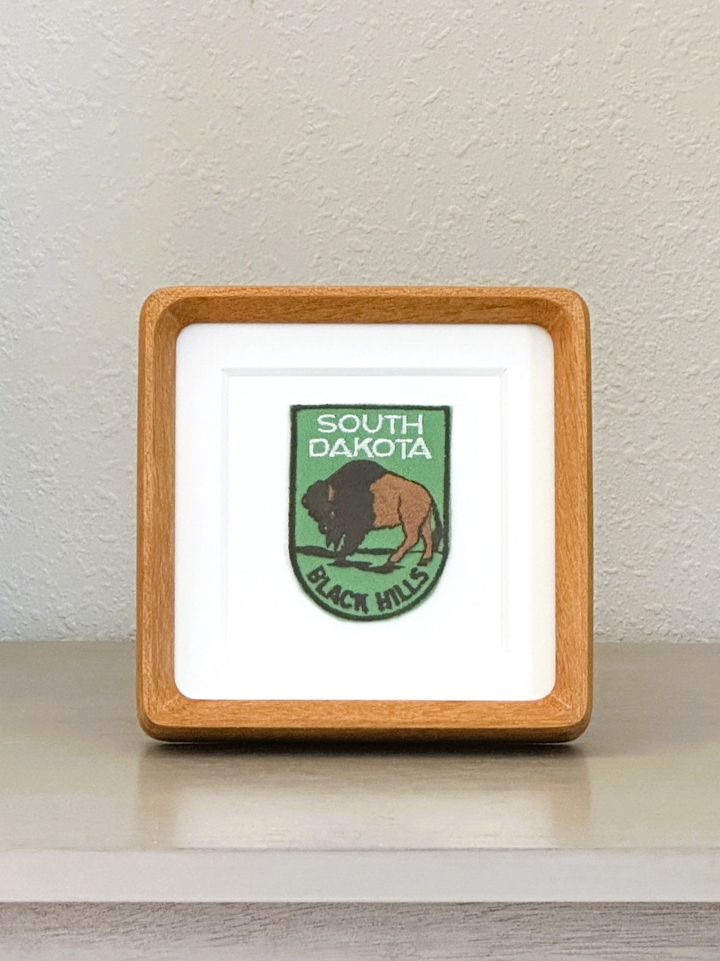 South Dakota Vintage Framed Travel Patch