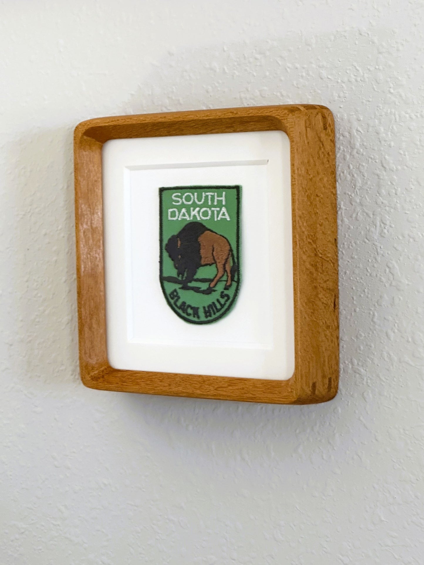 South Dakota Vintage Framed Travel Patch