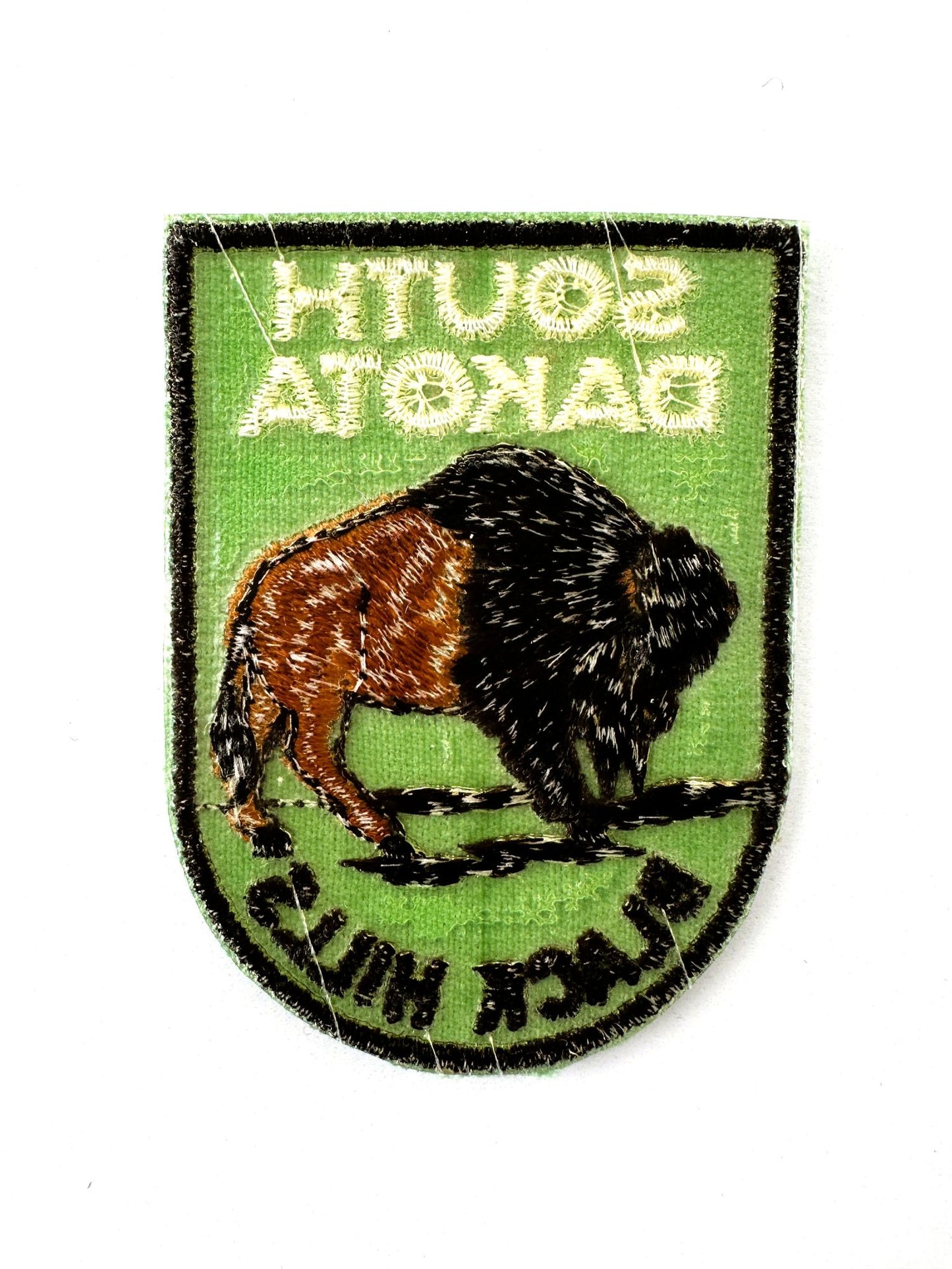 South Dakota Black Hills Bison Vintage Patch
