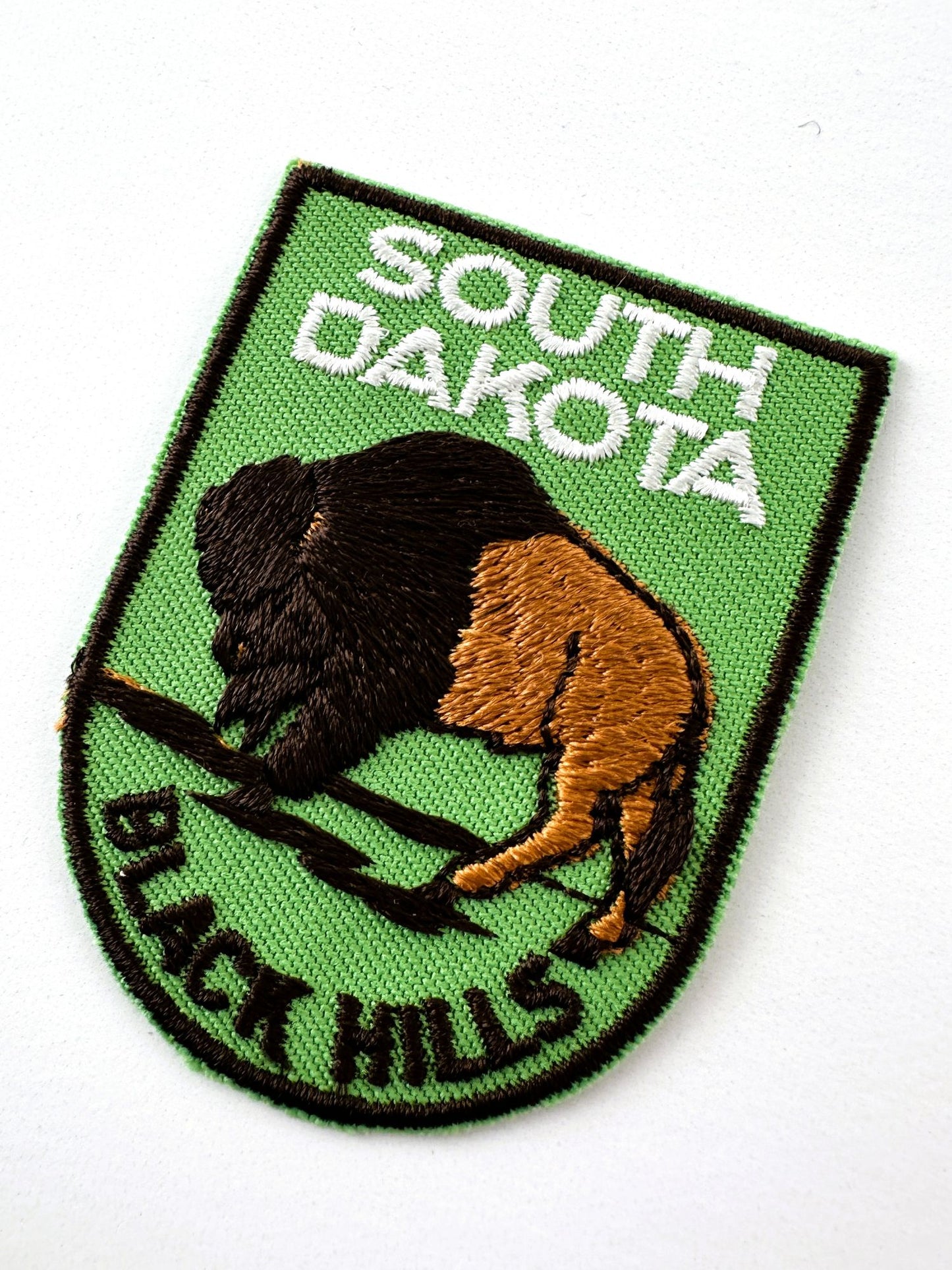 South Dakota Black Hills Bison Vintage Patch