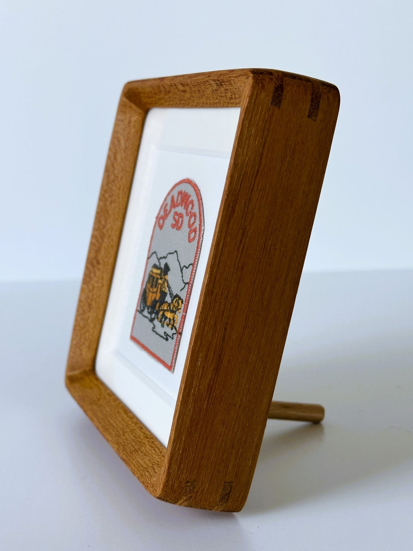 South Dakota Deadwood Vintage Framed Travel Patch