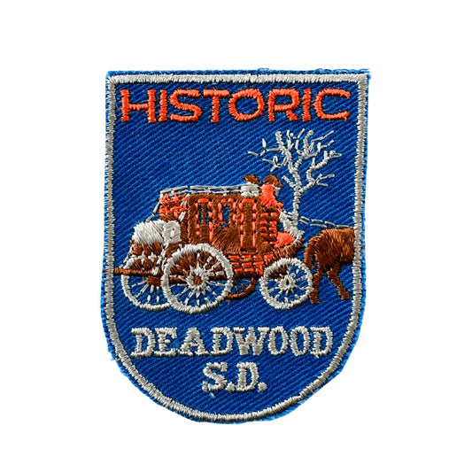 South Dakota Deadwood Stagecoach Vintage Patch