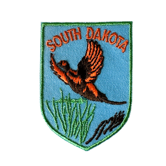 South Dakota State Bird Vintage Patch