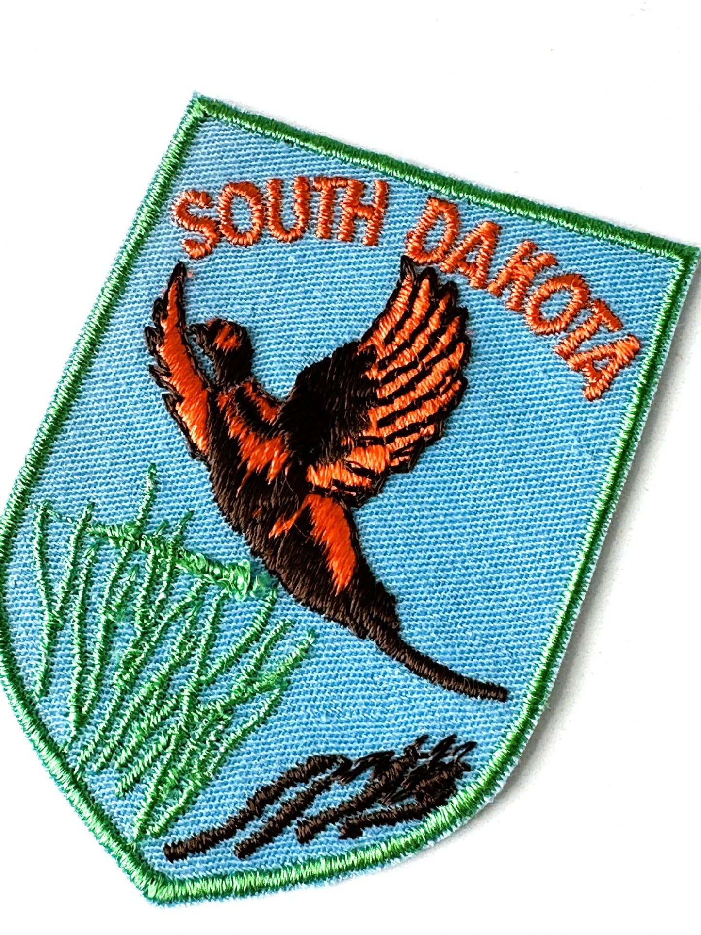 South Dakota State Bird Vintage Patch