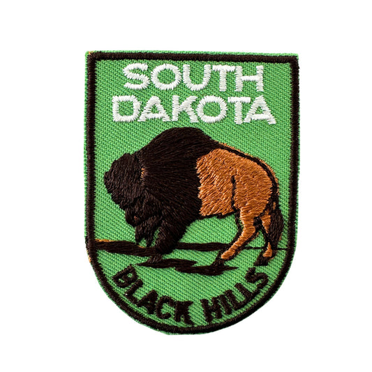 South Dakota Black Hills Bison Vintage Patch