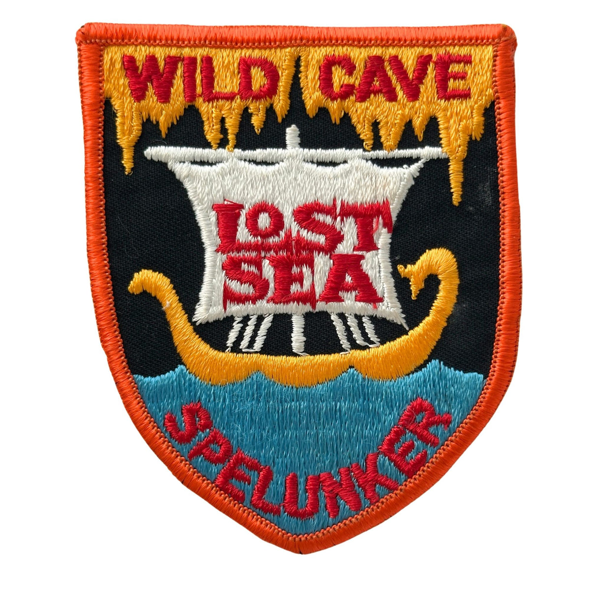 Tennessee Lost Sea Spelunker Wild Cave Large Vintage Patch