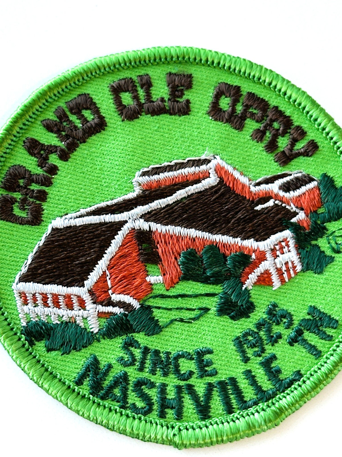 Tennessee Nashville Grand Ole Opry Large Vintage Patch
