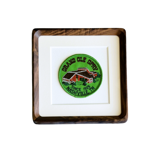 Tennessee Nashville Grand Ole Opry Framed Vintage Travel Patch