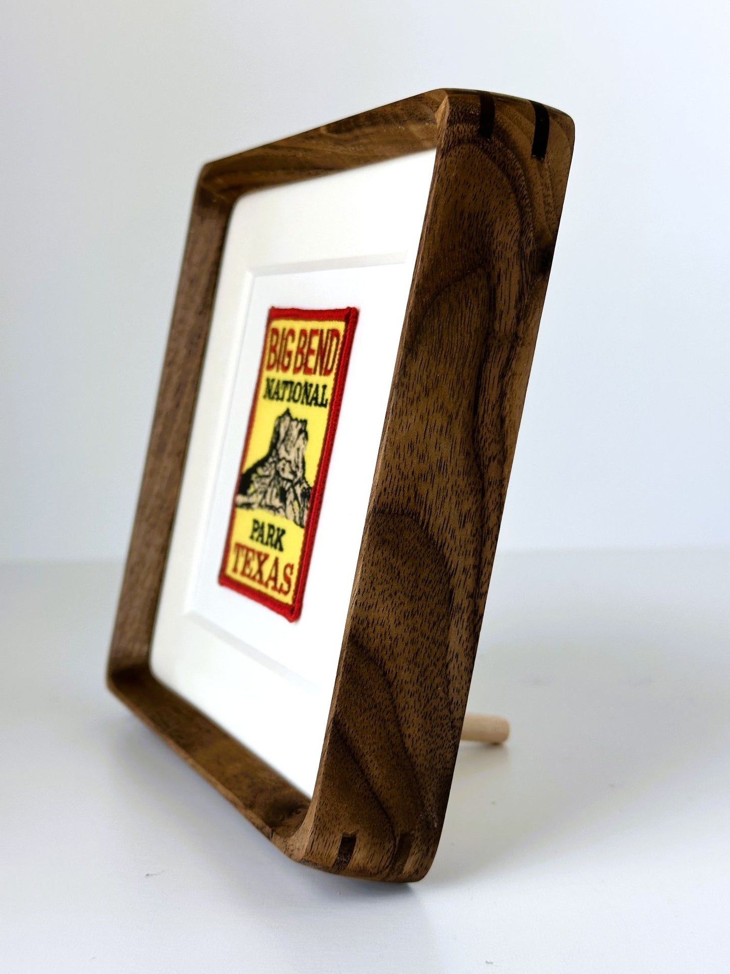 Texas Big Bend National Park Framed Vintage Travel Patch