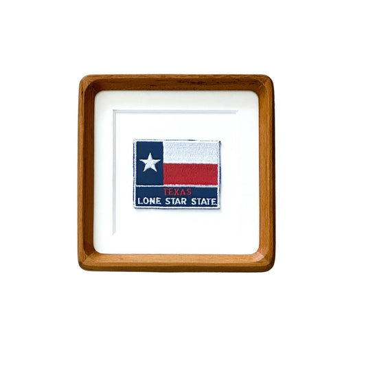 Texas Vintage Framed Travel Patch